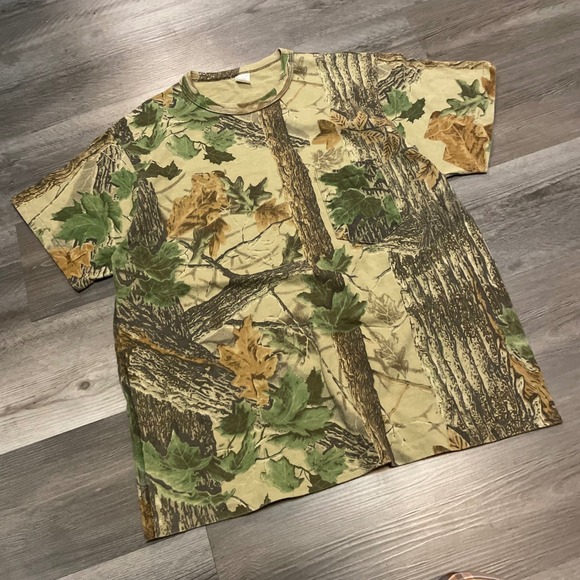 Realtree Other - Vintage Realtree Camo T Shirt Mens XL Made in USA Cotton Pocket Tee Hunting Oak